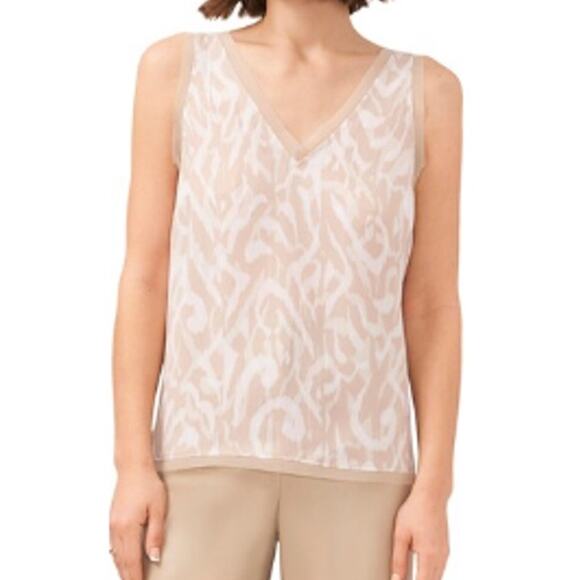 New ~ HALOGEN ~ Raw Edge Tank Top Size XXS FALL - Picture 2 of 7